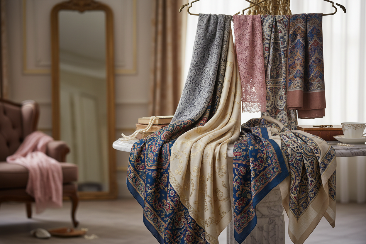 Scarves and Shawls Collection Hero