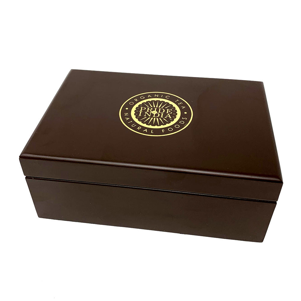 Natural Indian Tea Assortment Chest, 6 Types - 72 Tea Bags