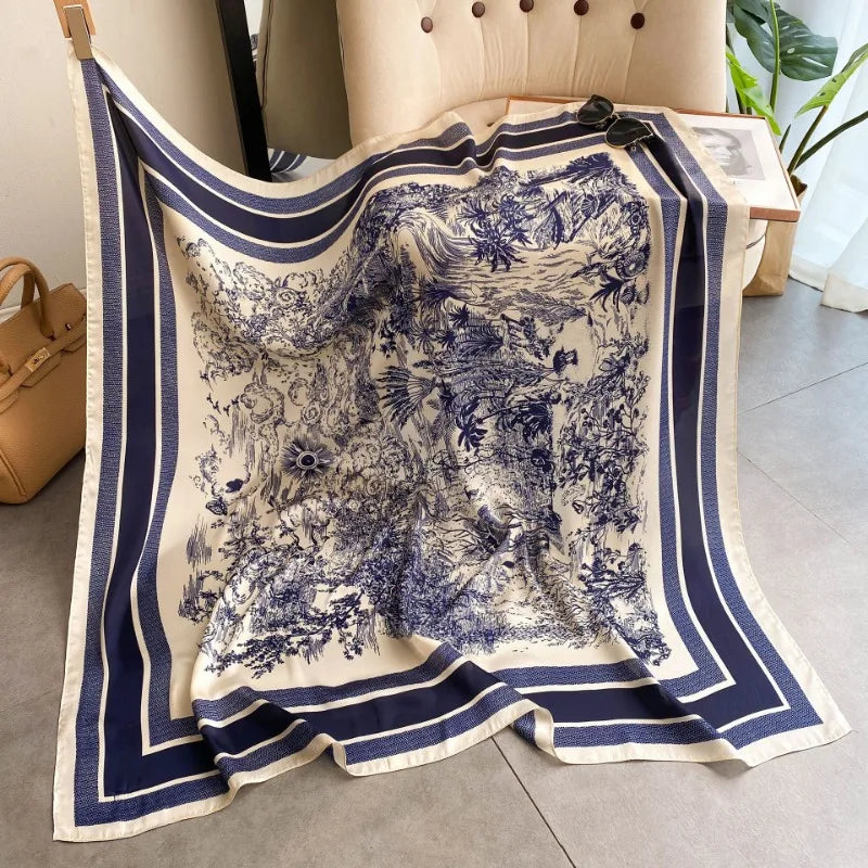 🌿 BotaniSilk Elegance Scarf