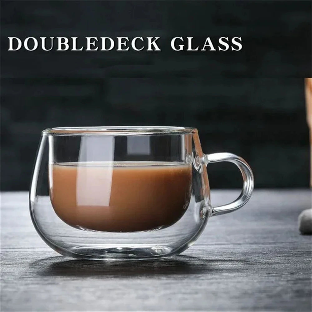 ThermaClear Double Wall Glass Mug