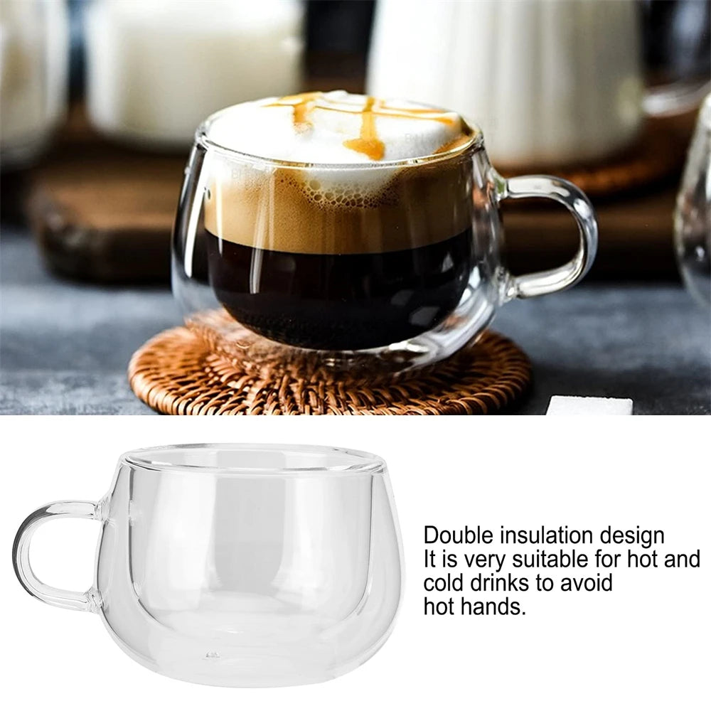 ThermaClear Double Wall Glass Mug