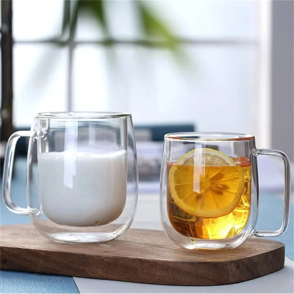 ThermaClear Double Wall Glass Mug