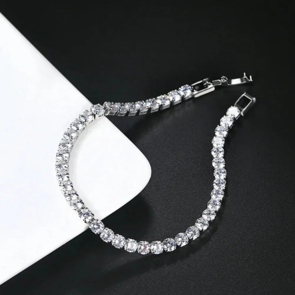 GlacierLink Tennis Bracelet