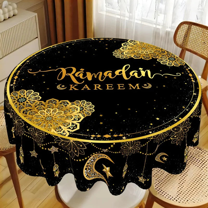 Eid Crescent Round Decor Cover