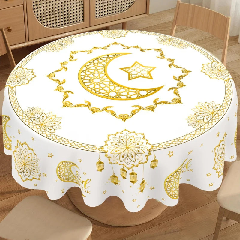 Eid Crescent Round Decor Cover