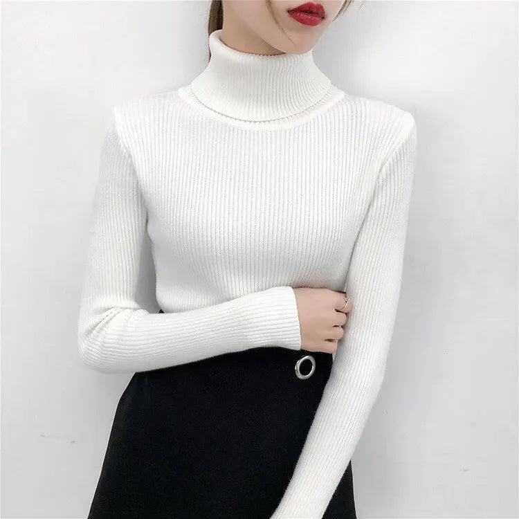 FrostKnit Turtleneck Pullover