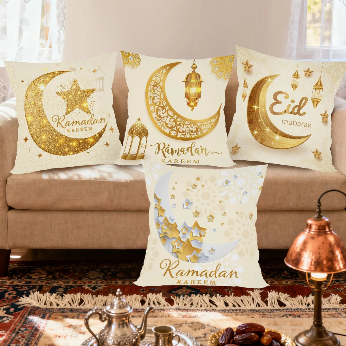 NoorFest Ramadan Pillow Set