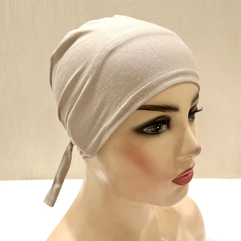 Cotton Tie Back Muslim Turban - Inner Hijab