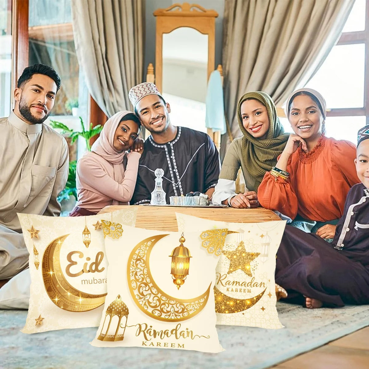 NoorFest Ramadan Pillow Set