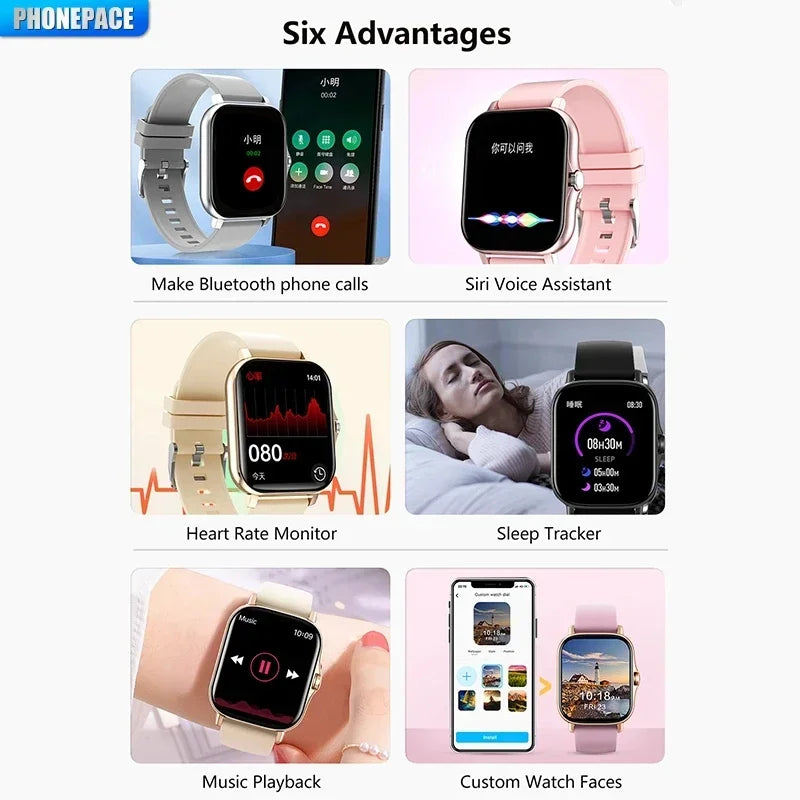 PHONEPACE Active Call & Fitness Smartwatch