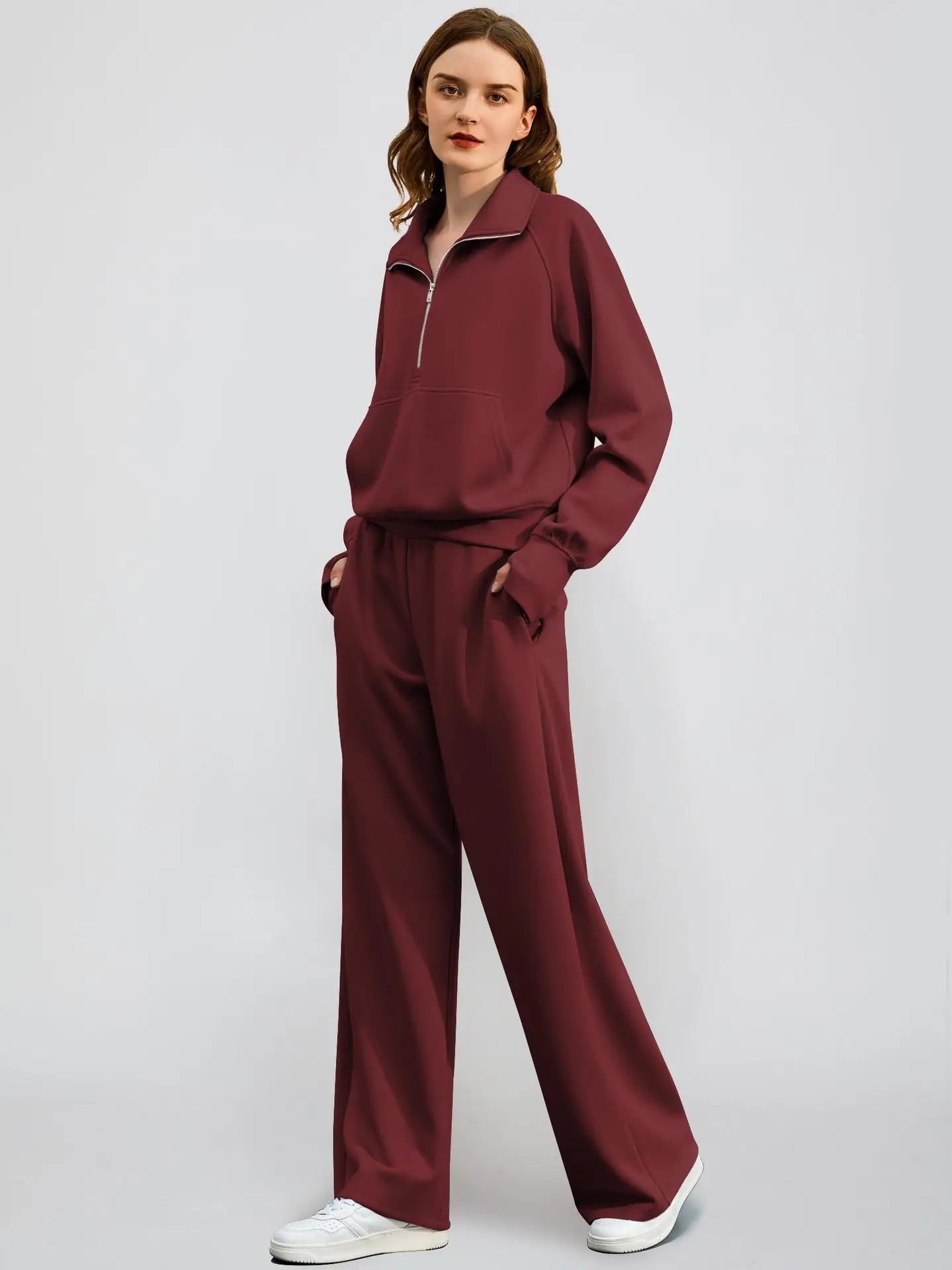 UrbanEase Half-Zip Lounge Set