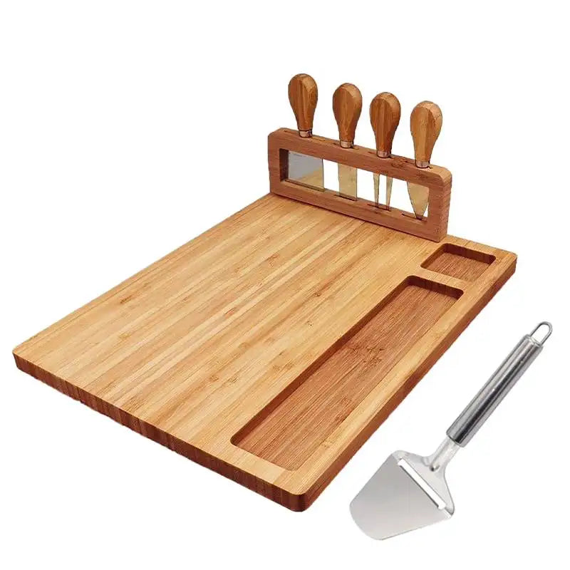 Bamboo Feast Cheese & Knife Set