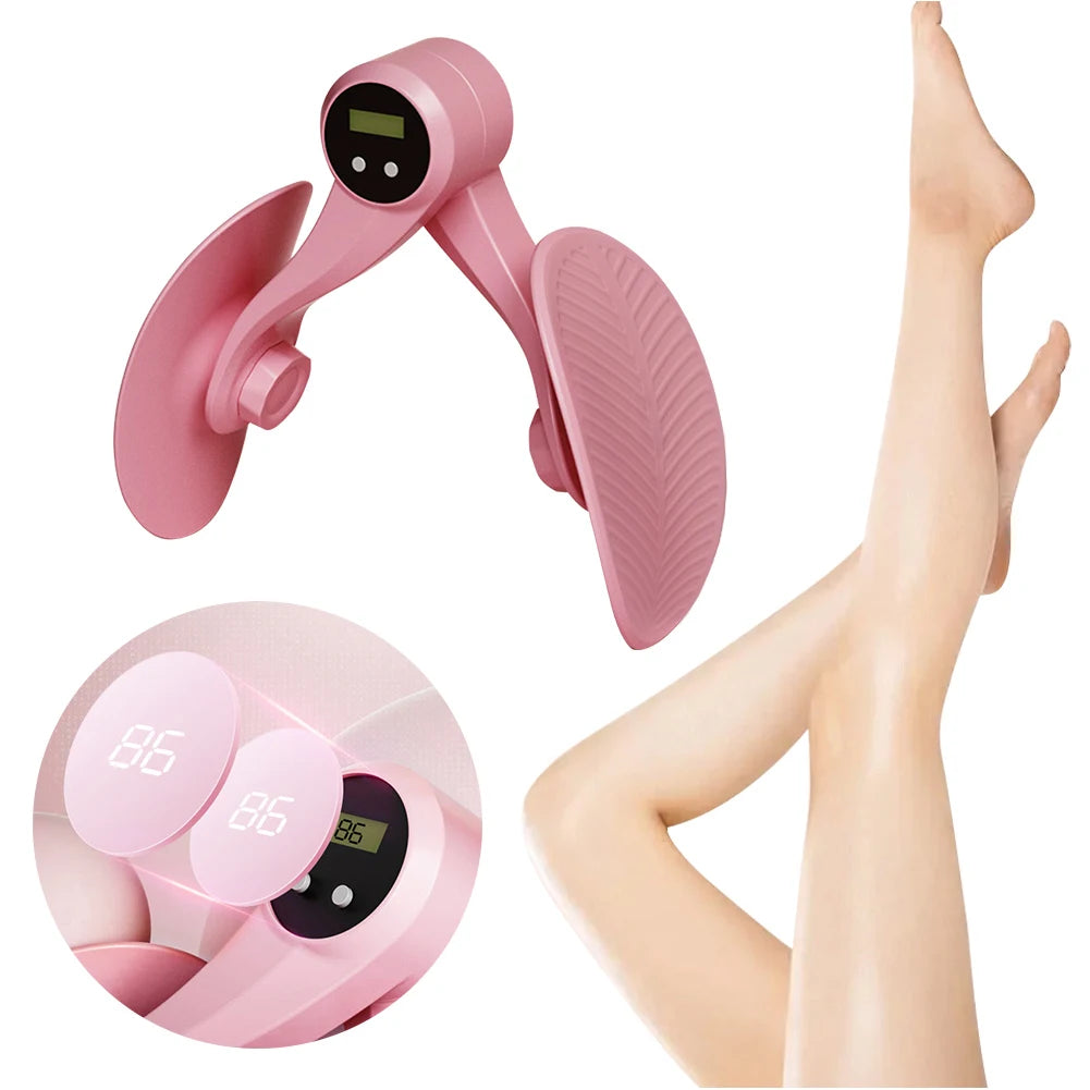 Pelvic Floor Muscle Trainer with Counter Kegel Exerciser Hip and Inner Thigh Exercise Equipment for Hip/Butt/Arm/Leg