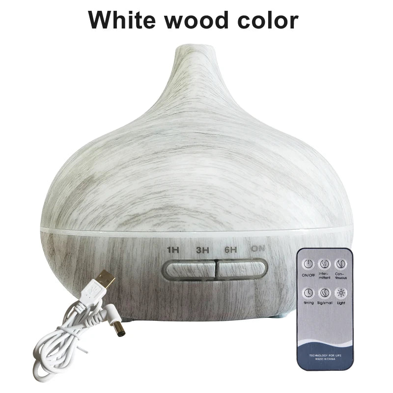 Wood Grain Aroma Diffuser 550ml - USB