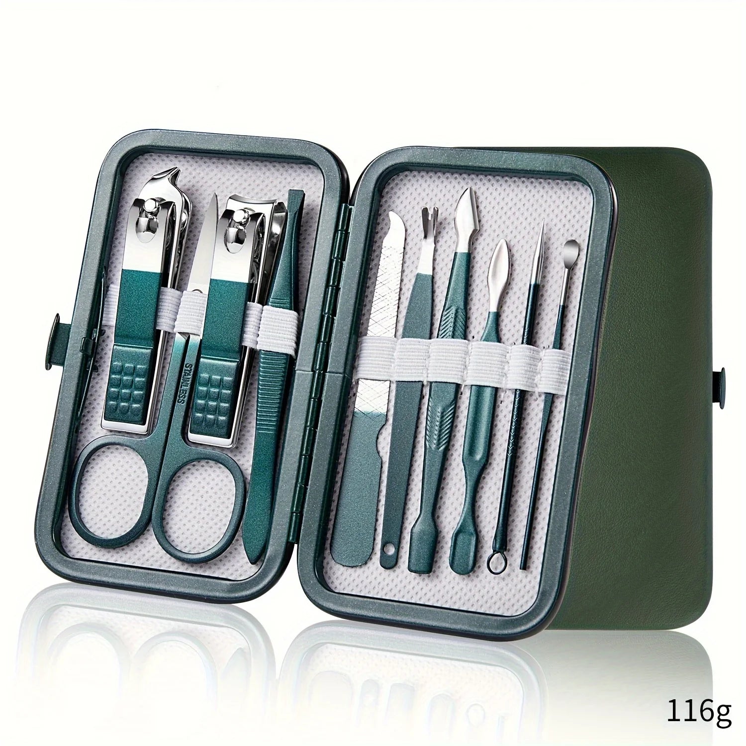 Professional Nail Care Set - 7-18 Piece Stainless Steel Manicure & Pedicure Kit