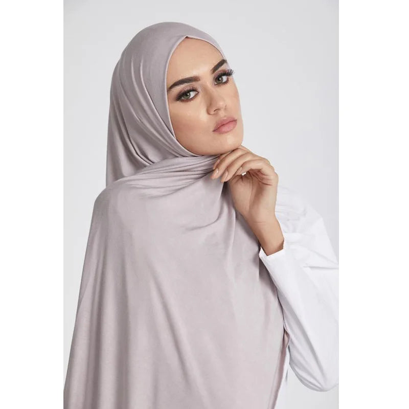 Modal Cotton Jersey Hijab Scarf 170x60cm