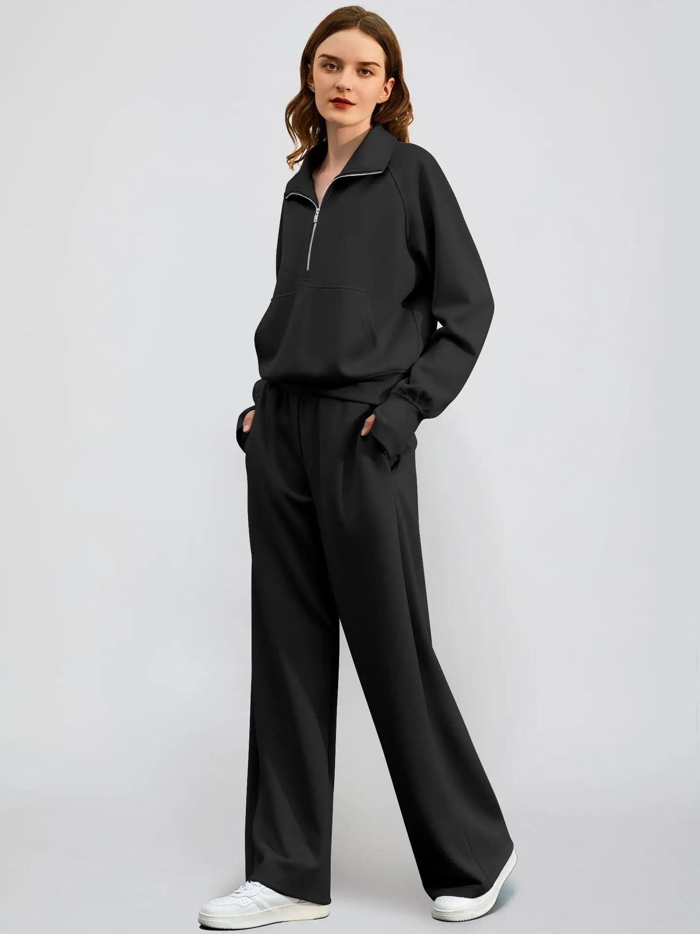 UrbanEase Half-Zip Lounge Set