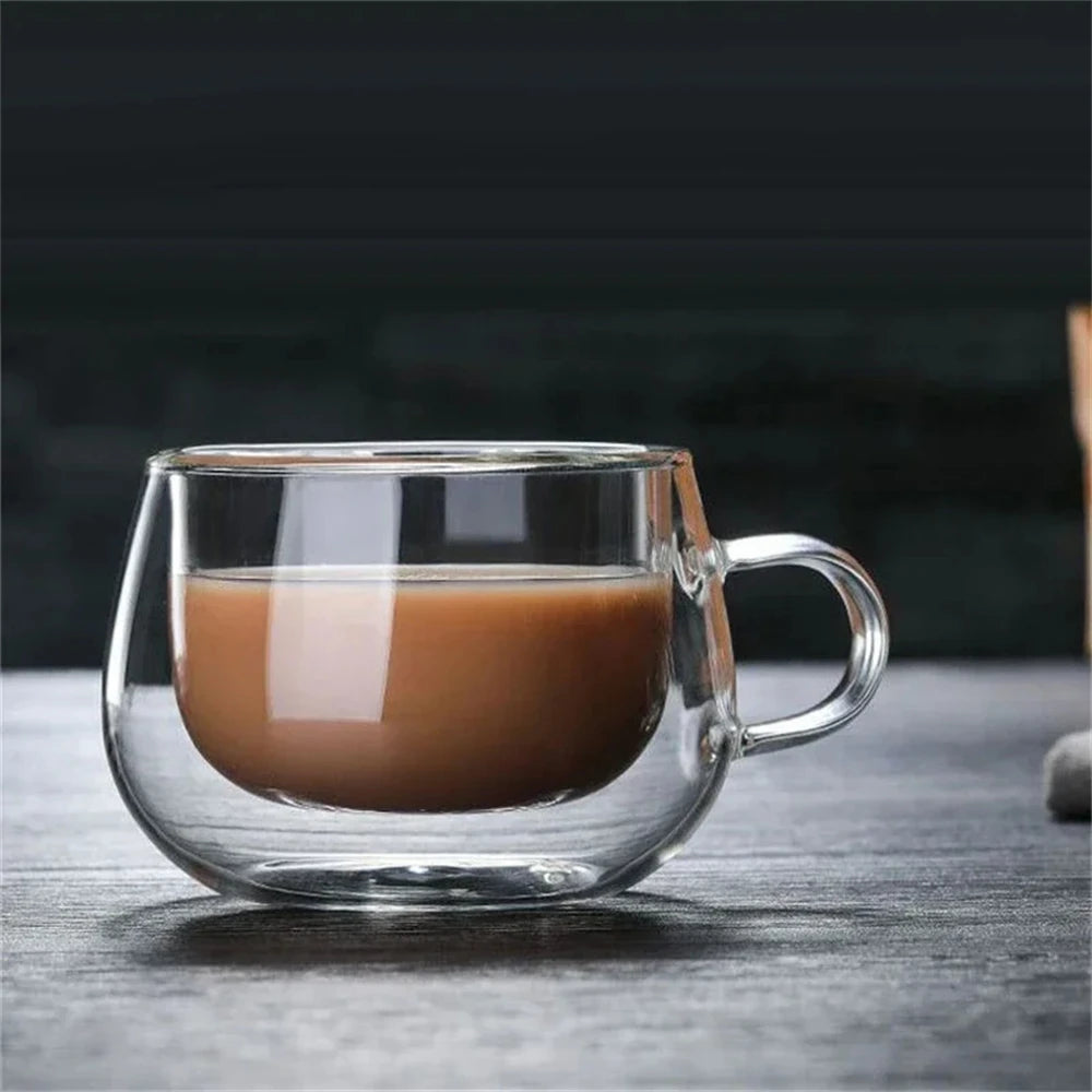 ThermaClear Double Wall Glass Mug