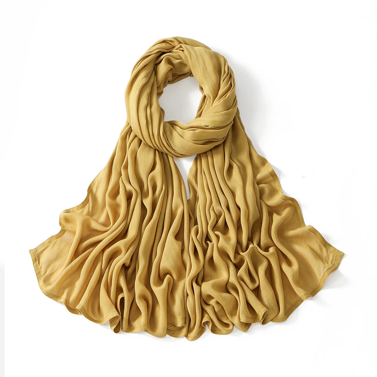 Muslim Chiffon Hijab Scarf - Long Solid Color