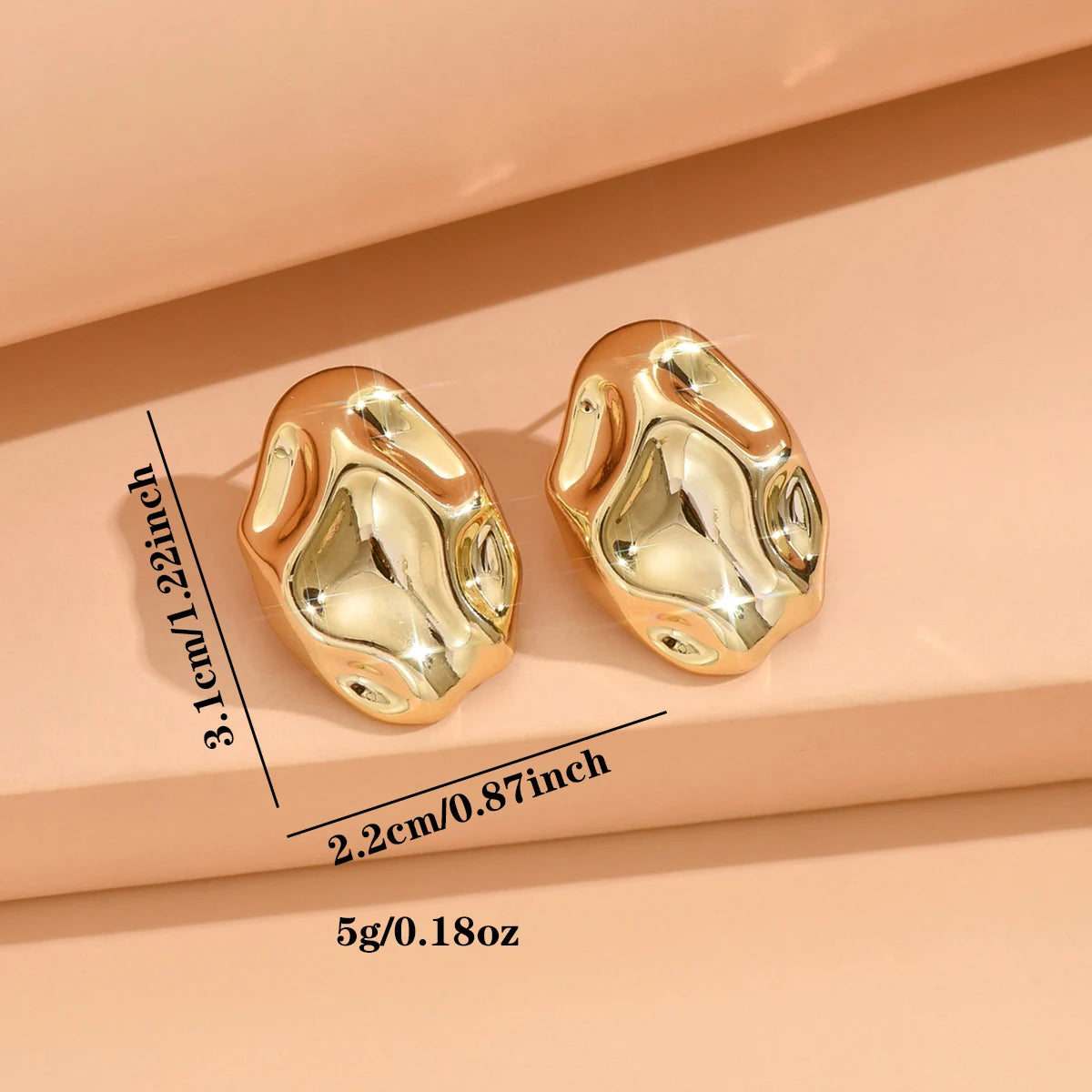 Golden Bloom Luxe Studs