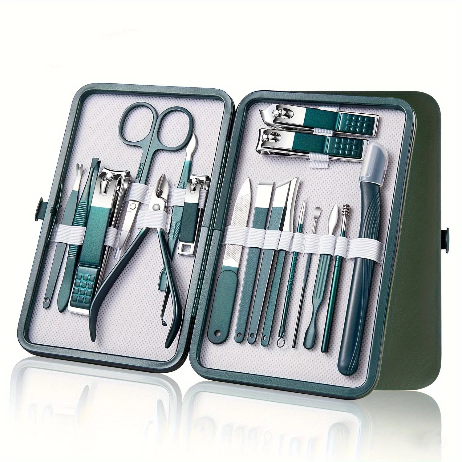 Professional Nail Care Set - 7-18 Piece Stainless Steel Manicure & Pedicure Kit