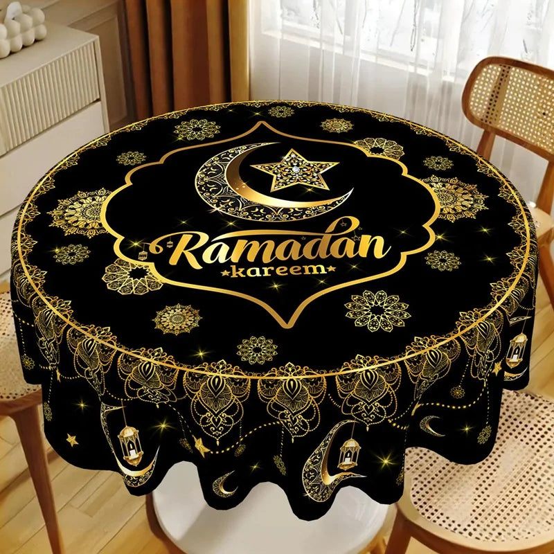 Eid Crescent Round Decor Cover