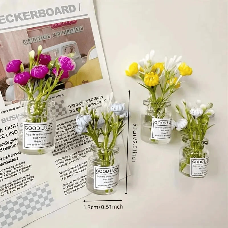 TinyBloom Vase Magnets