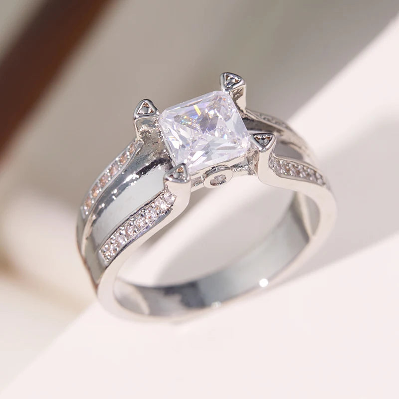 Crystal Promise Elegance Ring