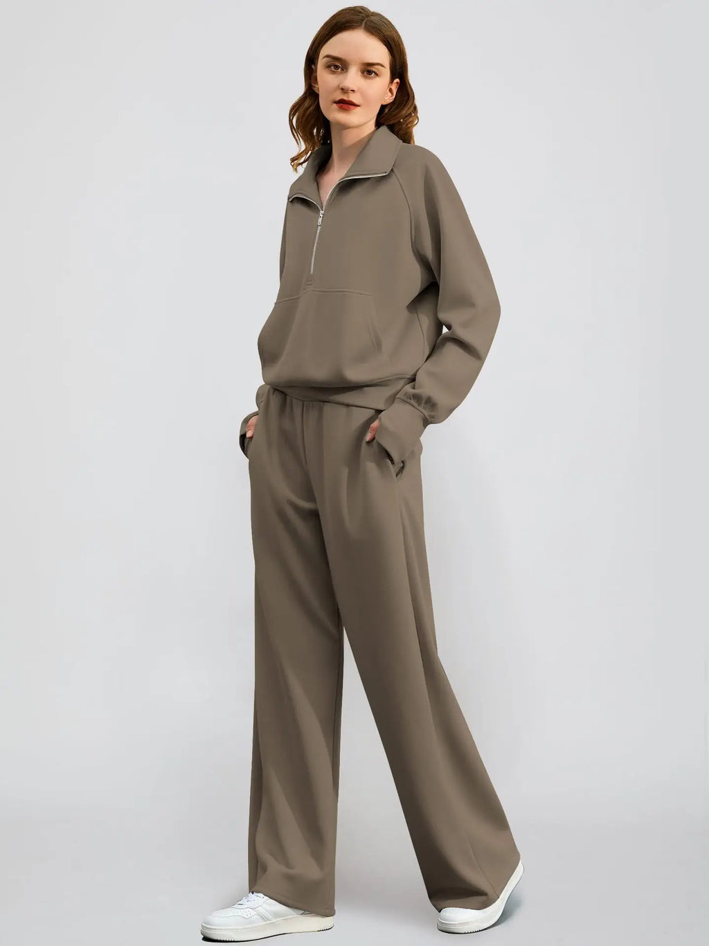 UrbanEase Half-Zip Lounge Set