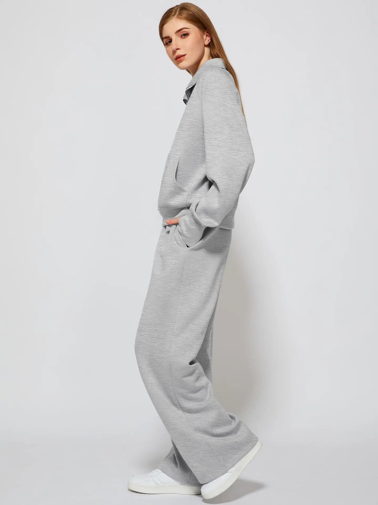 UrbanEase Half-Zip Lounge Set