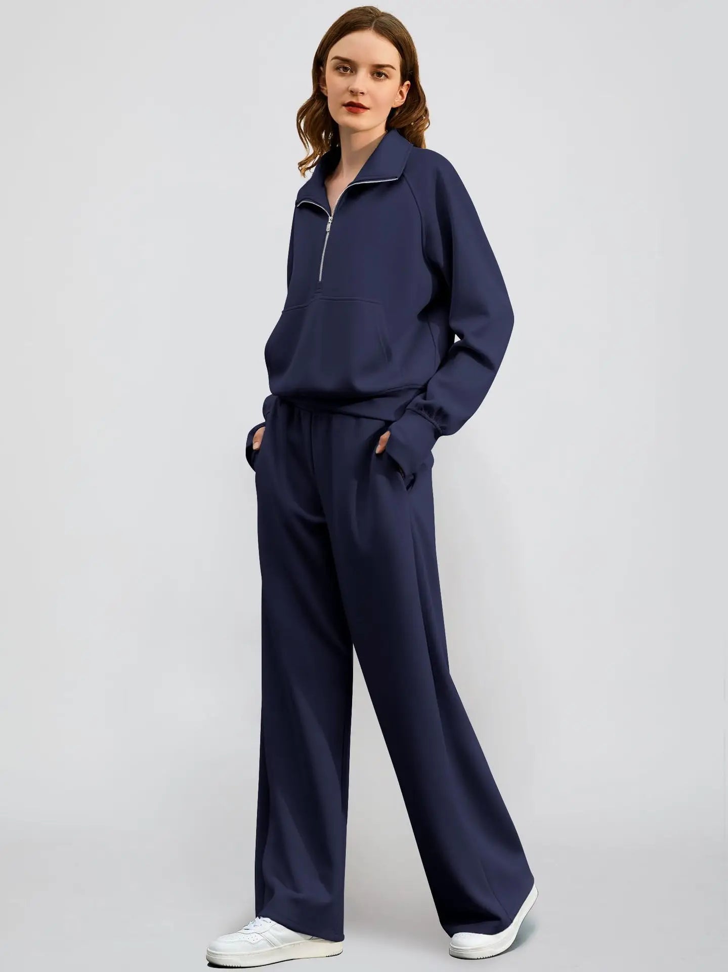 UrbanEase Half-Zip Lounge Set