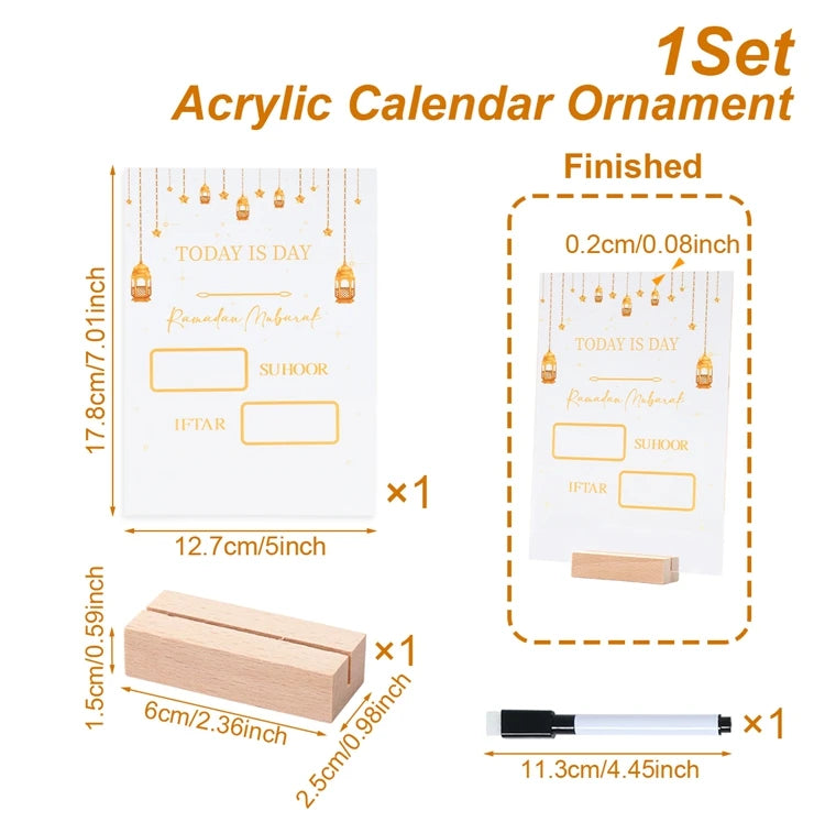 🕌 Barakah Countdown Lantern Decor