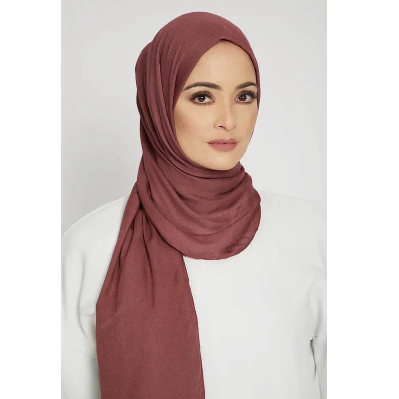 Modal Cotton Jersey Hijab Scarf 170x60cm