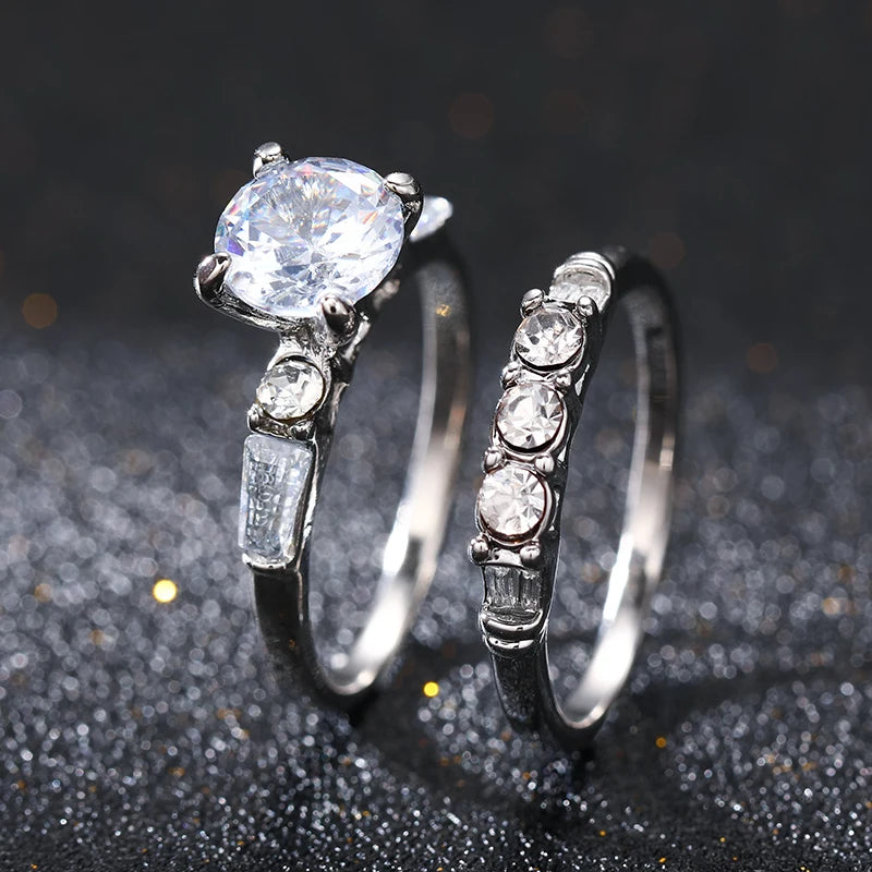 Crystal Promise Elegance Ring