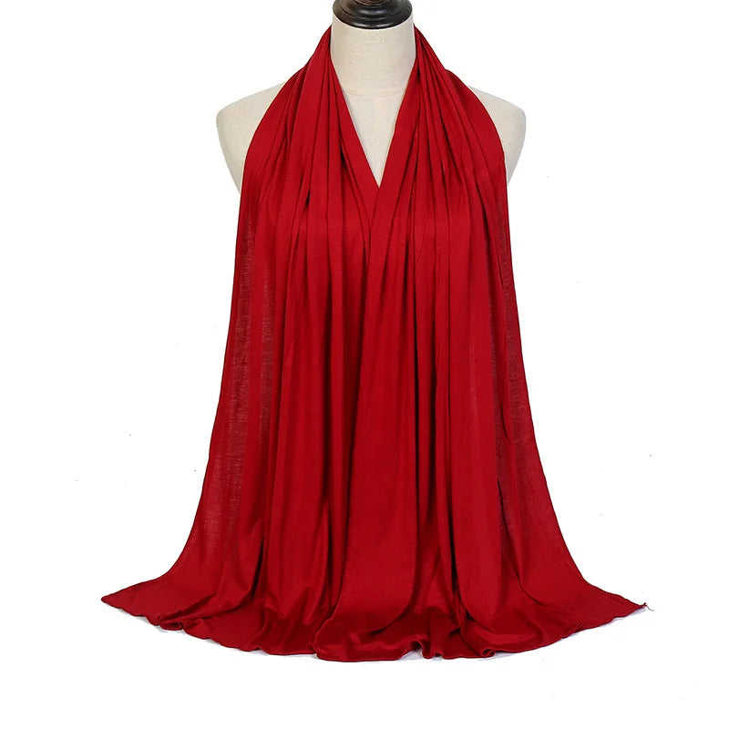 Modal Cotton Jersey Hijab Scarf 170x60cm